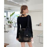 ホルターネッククロップドロングTシャツ | by muni:r | 詳細画像4