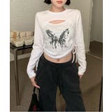 ユニークレイヤードプリントTシャツ | by muni:r | 詳細画像11