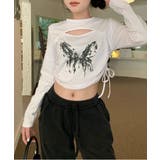 ユニークレイヤードプリントTシャツ | by muni:r | 詳細画像12