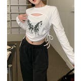 ユニークレイヤードプリントTシャツ | by muni:r | 詳細画像14