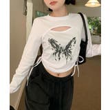 ユニークレイヤードプリントTシャツ | by muni:r | 詳細画像15