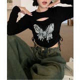 ユニークレイヤードプリントTシャツ | by muni:r | 詳細画像4