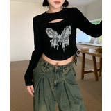 ユニークレイヤードプリントTシャツ | by muni:r | 詳細画像6