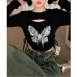 ユニークレイヤードプリントTシャツ | by muni:r | 詳細画像8