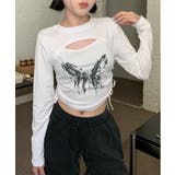 ユニークレイヤードプリントTシャツ | by muni:r | 詳細画像9