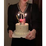 ステッチリボンニットカーディガン/2023 FW COLLECTION | by muni:r | 詳細画像14 