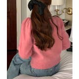 ステッチリボンニットカーディガン/2023 FW COLLECTION | by muni:r | 詳細画像4 