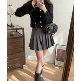 リボンアンゴラ風ニットカーディガン | by muni:r | 詳細画像12