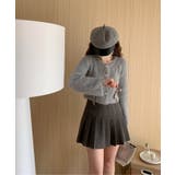 リボンアンゴラ風ニットカーディガン | by muni:r | 詳細画像3