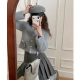 リボンアンゴラ風ニットカーディガン | by muni:r | 詳細画像5