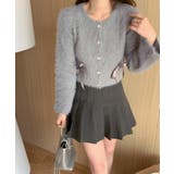 リボンアンゴラ風ニットカーディガン | by muni:r | 詳細画像8