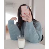 ソフトリブラウンドカラーニット | by muni:r | 詳細画像26