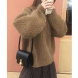 ソフトリブラウンドカラーニット | by muni:r | 詳細画像3