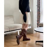 ニットバンディングプリーツスカート | by muni:r | 詳細画像66 