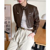 クロップドライダースジャケット | by muni:r | 詳細画像25