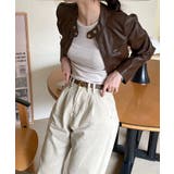 クロップドライダースジャケット | by muni:r | 詳細画像41