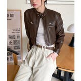 クロップドライダースジャケット | by muni:r | 詳細画像43