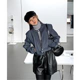 デニムノーカラーショートジャケット | by muni:r | 詳細画像10