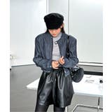 デニムノーカラーショートジャケット | by muni:r | 詳細画像16