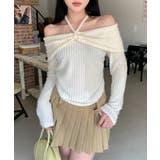 ホルターネックオフショルダーニット | by muni:r | 詳細画像1 