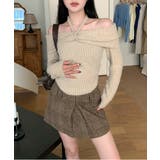 ホルターネックオフショルダーニット | by muni:r | 詳細画像10 