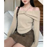 ホルターネックオフショルダーニット | by muni:r | 詳細画像11 