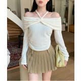 ホルターネックオフショルダーニット | by muni:r | 詳細画像5 