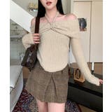 ホルターネックオフショルダーニット | by muni:r | 詳細画像9 