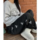 リボンプリントジョガーパンツ | by muni:r | 詳細画像12 