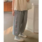 リボンプリントジョガーパンツ | by muni:r | 詳細画像14 