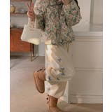 リボンプリントジョガーパンツ | by muni:r | 詳細画像3 