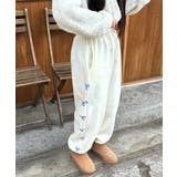 リボンプリントジョガーパンツ | by muni:r | 詳細画像7 