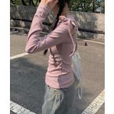 アンバルショルダーリボンTシャツ | by muni:r | 詳細画像17