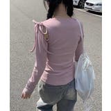 アンバルショルダーリボンTシャツ | by muni:r | 詳細画像18