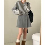 リボンバイカラークロップドスウェット | by muni:r | 詳細画像13