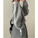 リボンバイカラークロップドスウェット | by muni:r | 詳細画像18