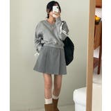 リボンバイカラークロップドスウェット | by muni:r | 詳細画像5