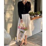 パールボタンVネックパフカーディガン | by muni:r | 詳細画像18