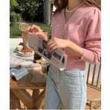 パールボタンVネックパフカーディガン | by muni:r | 詳細画像2