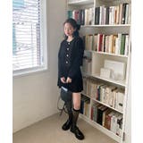 ノーカラーポケットリボンジャケット | by muni:r | 詳細画像31 