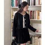 ノーカラーポケットリボンジャケット | by muni:r | 詳細画像32 