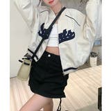 レタリングカジュアルスタジアムジャンパー | by muni:r | 詳細画像14