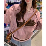 レタリングカジュアルスタジアムジャンパー | by muni:r | 詳細画像19