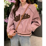 レタリングカジュアルスタジアムジャンパー | by muni:r | 詳細画像30