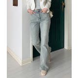 スリムウォッシングロングブーツカットデニム | by muni:r | 詳細画像24