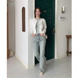 スリムウォッシングロングブーツカットデニム | by muni:r | 詳細画像32