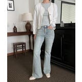 スリムウォッシングロングブーツカットデニム | by muni:r | 詳細画像38