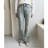 スリムウォッシングロングブーツカットデニム | by muni:r | 詳細画像50