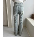 スリムウォッシングロングブーツカットデニム | by muni:r | 詳細画像52