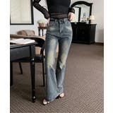 スリムウォッシングロングブーツカットデニム | by muni:r | 詳細画像8